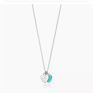 Tiffany Heart Pendant Necklace w/o Small diamond